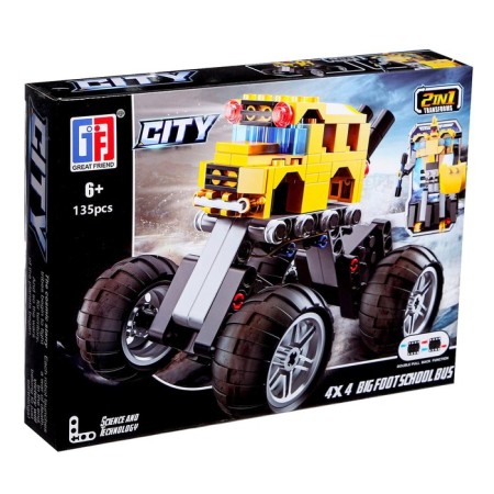 Designer inertial "SUV", 2 assembly options, 135 parts-3