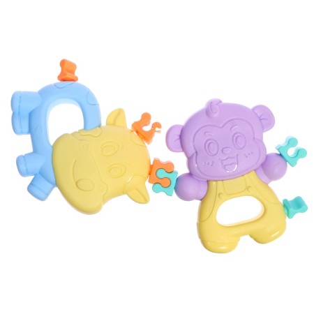 A set of teething for teeth "Funny animals", 2 pcs.-8