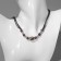 The pendant on the cord "Unisex" beads, the length is regulated, 35 cm