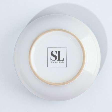 Deep plate ceramic Royal Garden, 14.5 cm, 550 ml, white color-3