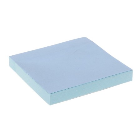 Block with a sticky edge, 76 mm x 76 mm, 100 sheets, pastel, blue
