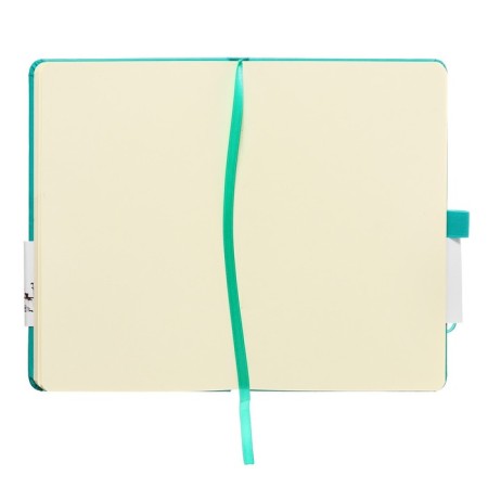 Sketchmarker sketchbook, 130 x 210 mm, 80 sheets, solid -leather cover, emerald, block 140 g/m2-6