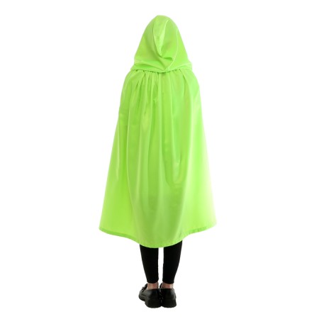 Carnival cloak of children, satin, light color, length 85 cm-2