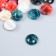 Decor for creativity plastic "Marble circles" set 24 pcs mix 1.2x1.2x0.5 cm