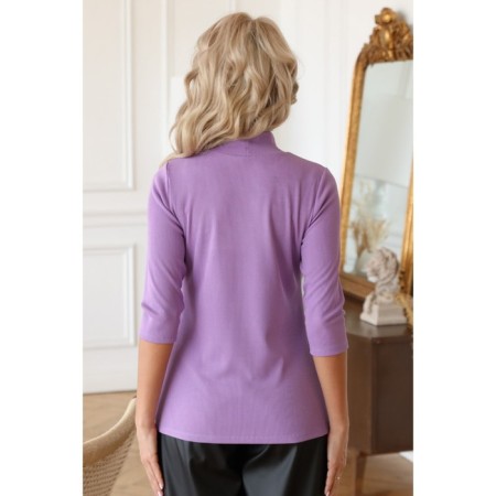 Women's turtleneck, size 48, lilac color-1