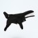 Combiason for dogs, demi -season with covers on paws, size M (DS 40, OG 32), black