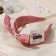 Hair rim "Emilia" strips, 5 cm, red