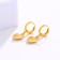 Earrings Metal Xuping Heart, Color Gold