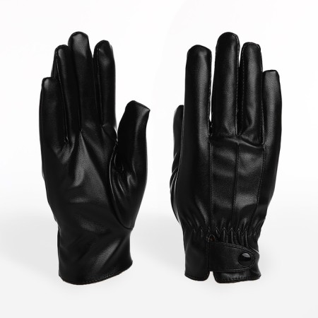 Gloves male, dimensionless, with insulation, black color