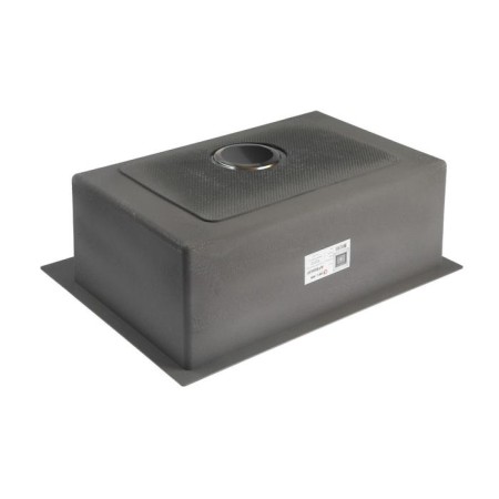 Kitchen sink Aflorn AF96045F, Sredal, S = 3.0 and 0.8 mm, 60x45x20 cm, siphon, graphite-3