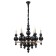 Siena chandelier 6he14 40W black and gold 60x60x117 cm