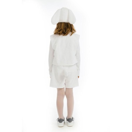 Carnival costume "White Bunny", height 122 cm-1