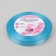 Satin tape, 10 mm × 23 ± 1 m, color bright blue No. 20