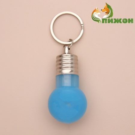 Light beacon on a collar for large and medium dogs, packing 12 pcs, blue