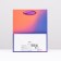 Gift packet "Gradient", 18 x 22.3 x 10 cm