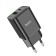 Network charger Hoco N28, 1 Type-C, 1 USB, 3 A, 20 W + 18 W, PD + Qc, Black