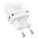 Network charger Hoco N24, 1 Type-C, 20 W, PD + Qc, White