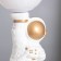 Table lamp "Cosmonaut with moon" 1x40W E14 white/gold 12.5x12.5x33cm