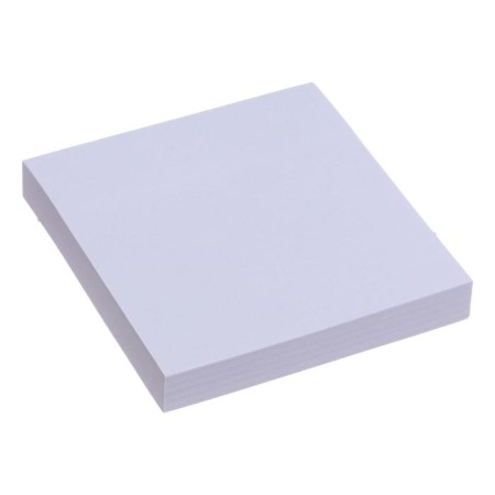Block with a sticky edge of 76 mm x 76 mm, 100 sheets, white
