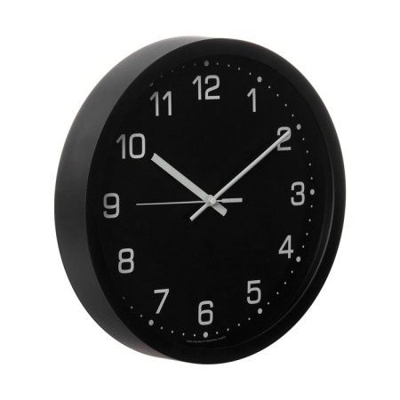 Walls Wall interior, silent, d-30.5 cm, black rim-4