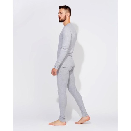 Male thermal underwear (jumper, trousers) minku, color light gray melange, size 54-12