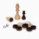 Board game 3 in 1 "Eastern Mosaic": backgammon, chess, checkers, wood 50 x 50 cm