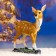 Garden figure "Olenien on a stone" from the polystone good souvenirs, 38 cm, average