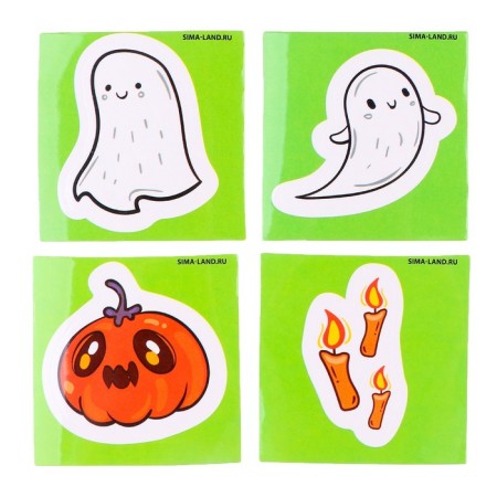 Antistress Mick "Pumpkin" with stickers, with a hydrogel, the color of mix-4