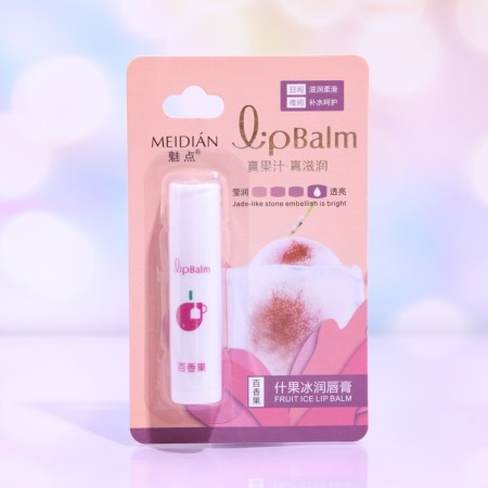 Hygienic lipstick, with peach extract