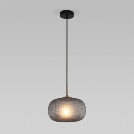 Suspended lamp Eurosvet gem 50262/1, E27, 1x60W, 250x250 mm, black color