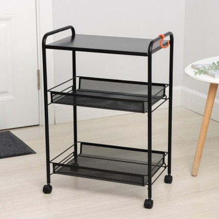 Roadfly 33KS, 3 tiers, 45 × 30 × 65 cm, black color-1