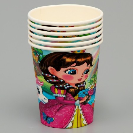 Paper glasses "Princess"-1