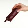 Pocket Key on the zipper, Textura, length 12.5 cm, ring, burgundy color