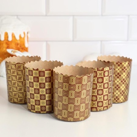Paper form for cake "New Mix Standard" 70 x 85 mm-2