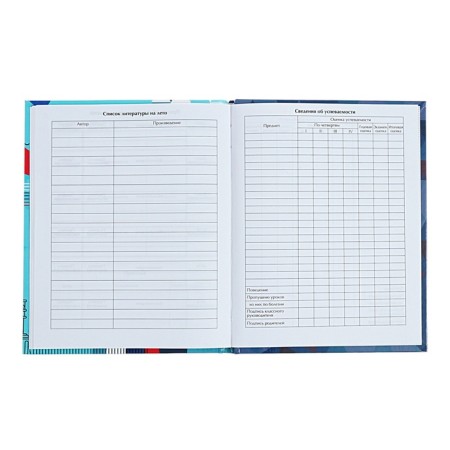Universal Dodevink 1-11 Grade "Diary of a Russian schoolboy", 48 sheets, a solid cover, glossy lamination, liesa, an offset unit-11