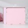 Family bank with monograms, 24x14x20 cm, pink pastel