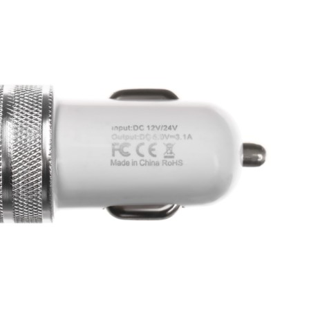 Car charger, 2 USB, 2.1 a/1 a, mix-4