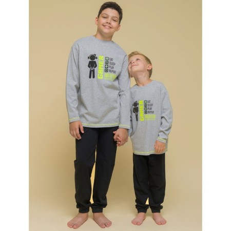 Set for boys, height 128 cm, gray color-7