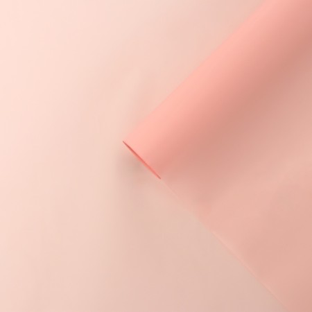 Matte flowing film, "Moash", 20 microns, 0.57*10m, pink