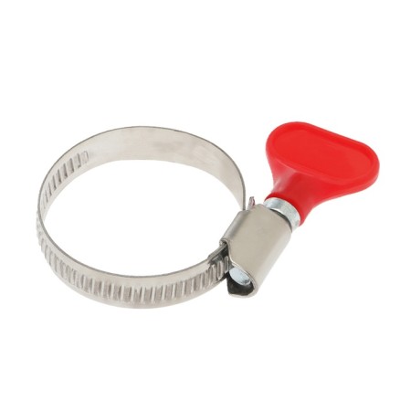 Clamp with the "lamb" Zein English, diameter 25-40 mm, width 9 mm, stainless steel