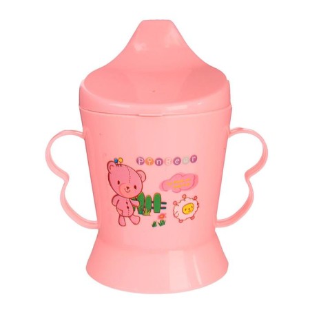 A set of children's dishes, 4 items: bowl, spoon, fork, chip with solid nose 200 ml, MIX color-13