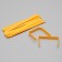 Clip tap in a cut, yellow, 13 cm