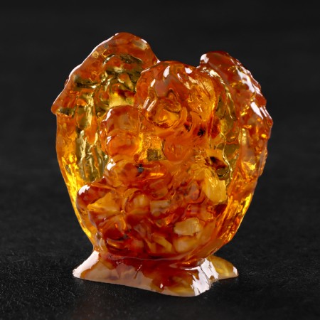 Souvenir "Virgin Mary with the Baby", amber-1