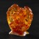 Souvenir "Virgin Mary with the Baby", amber