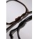 Bracelets "Demetrons" best friends, black-brown color, 12.5cm