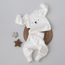 Kinderlitto Piccolino-3 kit, 2 subjects: hoodies, pants, height 68-74 cm, color sugar