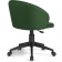 Computer chair Plastic Plastic/velor, black/green 59x60x78 cm
