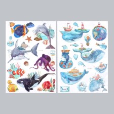 Plastic sticker multi -layer 