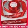 Satin tape "Congratulations", 40 mm × 23 ± 1 m, red color