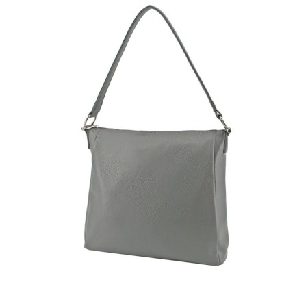 Women's bag B2797-05110, gray color, artificial leather, 33x8x31 cm